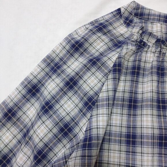 Croto Check Blouse Long Sleeve Size M - Picture 6 of 7